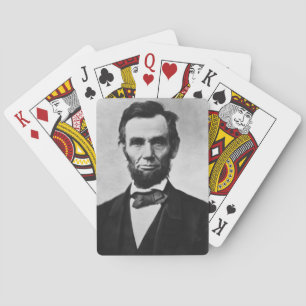 American President Abraham Lincoln, Civil War  Poker Cards