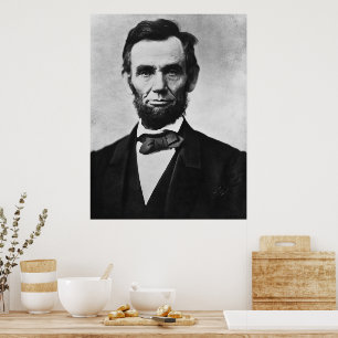 American President Abraham Lincoln, Civil War  Poster