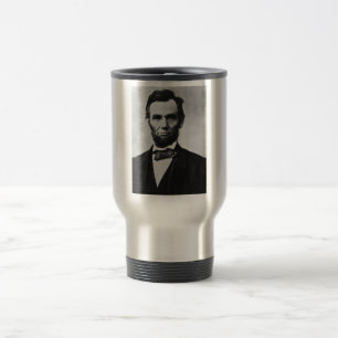 American President Abraham Lincoln, Civil War  Travel Mug