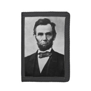 American President Abraham Lincoln, Civil War  Trifold Wallet