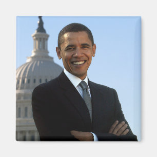 American President Barack Obama as US Senator Magnet