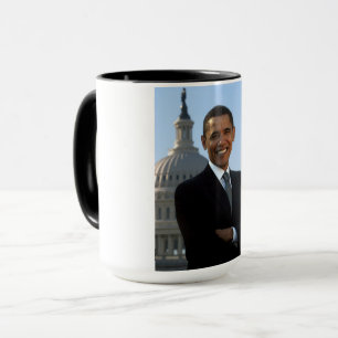 American President Barack Obama as US Senator Mug