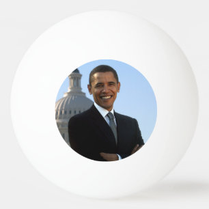 American President Barack Obama as US Senator  Ping Pong Ball