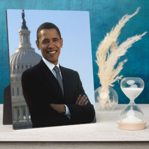 American President Barack Obama as US Senator  Plaque