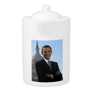 American President Barack Obama as US Senator  Teapot