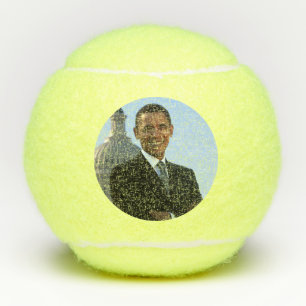 American President Barack Obama as US Senator  Tennis Balls