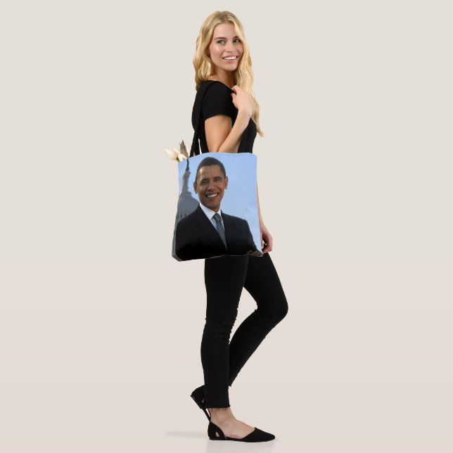 American President Barack Obama as US Senator  Tote Bag (On Model)