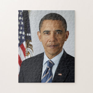 American President Barack Obama at White House  Jigsaw Puzzle