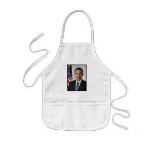 American President Barack Obama at White House Kids' Apron