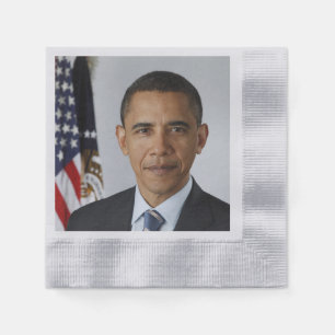 American President Barack Obama at White House  Napkins