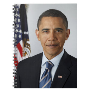 American President Barack Obama at White House Notebook
