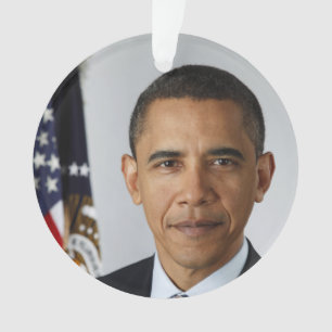American President Barack Obama at White House  Ornament