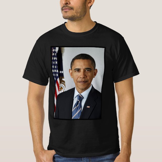 American President Barack Obama at White House  T-Shirt (Front)