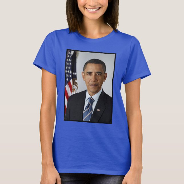 American President Barack Obama at White House  T-Shirt (Front)