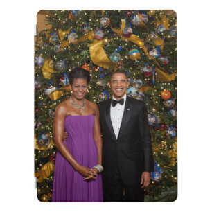 American President Barack Obama on Christmas Card iPad Pro Cover