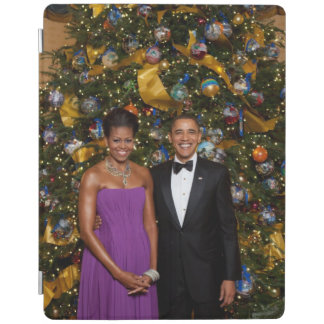 American President Barack Obama on Christmas Card iPad Smart Cover