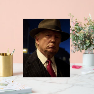 American President Donald Trump Godfather Acrylic Sign