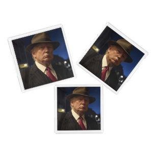 American President Donald Trump Godfather Acrylic Tray