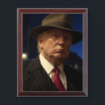 American President Donald Trump Godfather Award Plaque<br><div class="desc">The Godfather of America: The Don Trump - In a twisted version of America, where democracy had long since been traded for iron-fisted rule, one man stood above all others—a figure whose name was whispered with a mix of fear, reverence, and awe. He was not just a ruler; he was...</div>