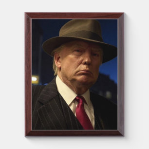 American President Donald Trump Godfather Award Plaque