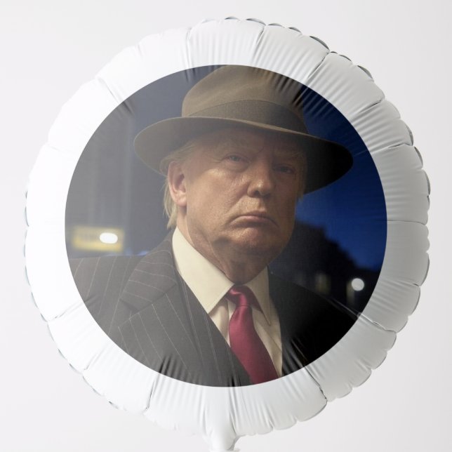 American President Donald Trump Godfather Balloon (Front)