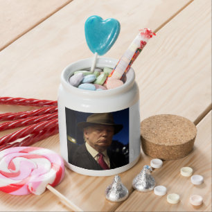 American President Donald Trump Godfather Candy Jar