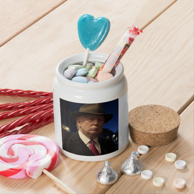American President Donald Trump Godfather Candy Jar (In Situ)