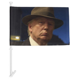 American President Donald Trump Godfather Car Flag