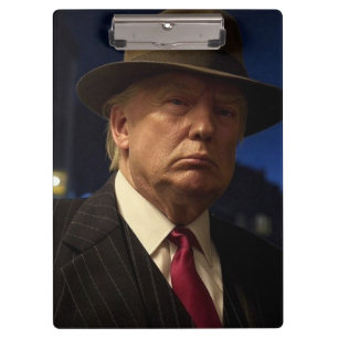 American President Donald Trump Godfather Clipboard