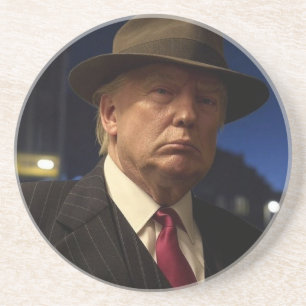 American President Donald Trump Godfather Coaster