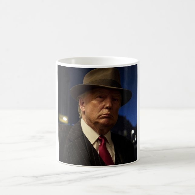 American President Donald Trump Godfather Coffee Mug (Center)