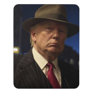 American President Donald Trump Godfather Door Sign
