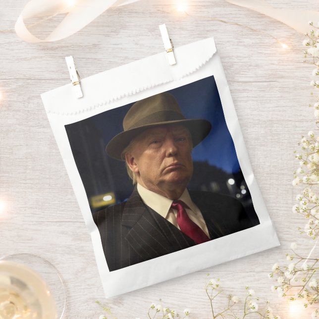 American President Donald Trump Godfather Favor Bag (Clipped)
