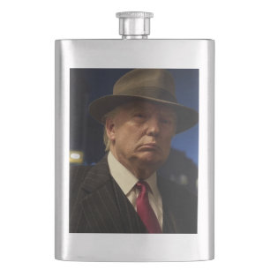 American President Donald Trump Godfather Flask