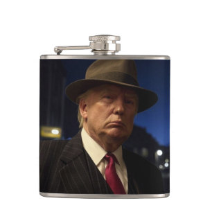 American President Donald Trump Godfather Flask