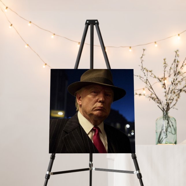 American President Donald Trump Godfather Foam Board (In Situ (Stand))