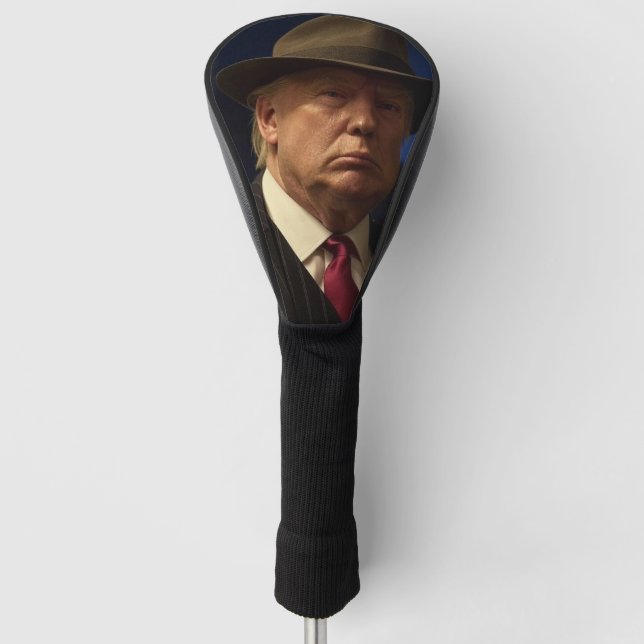 American President Donald Trump Godfather Golf Head Cover (Front)