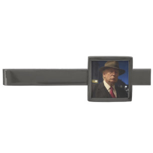 American President Donald Trump Godfather Gunmetal Finish Tie Bar