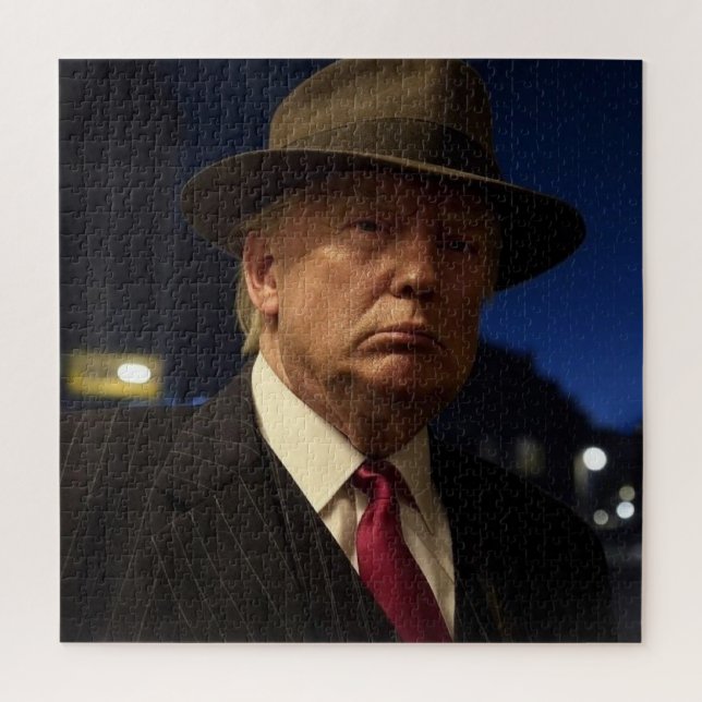 American President Donald Trump Godfather Jigsaw Puzzle (Vertical)