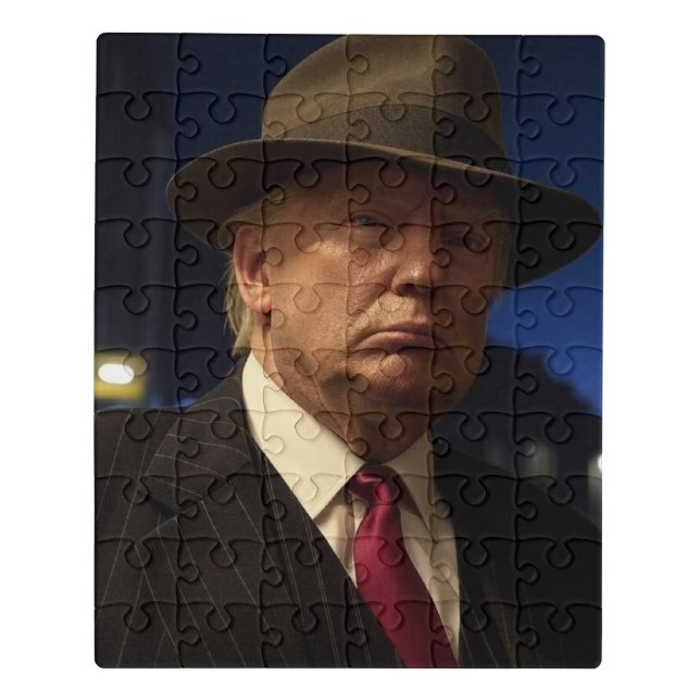 American President Donald Trump Godfather Jigsaw Puzzle (Puzzle Vertical)