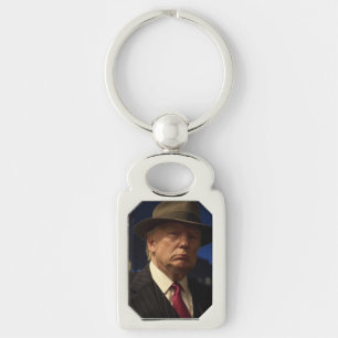 American President Donald Trump Godfather Keychain