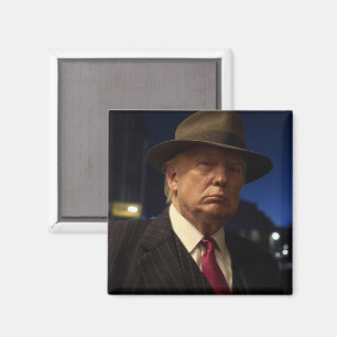 American President Donald Trump Godfather Magnet