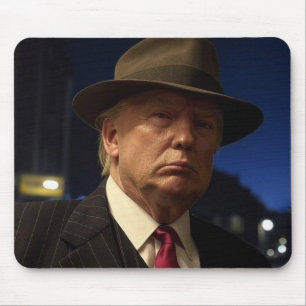 American President Donald Trump Godfather Mouse Pad