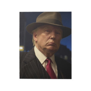 American President Donald Trump Godfather Notepad