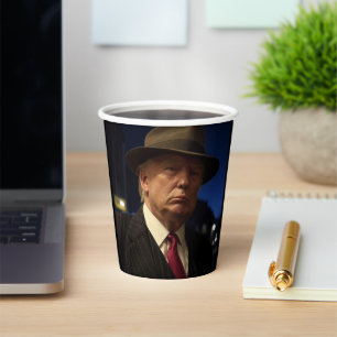 American President Donald Trump Godfather Paper Cups