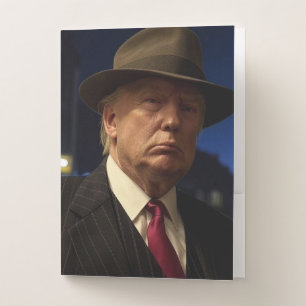 American President Donald Trump Godfather Pocket Folder