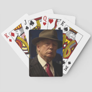 American President Donald Trump Godfather Poker Cards