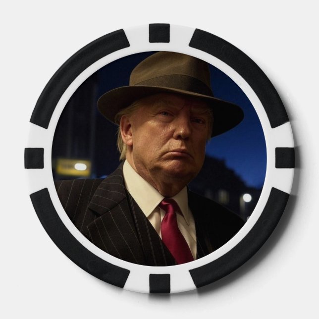 American President Donald Trump Godfather Poker Chips (Front)
