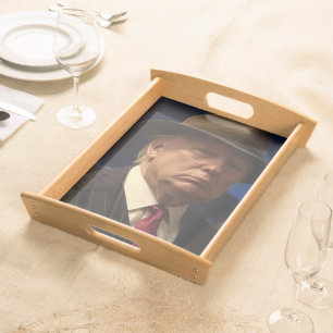 American President Donald Trump Godfather Serving Tray