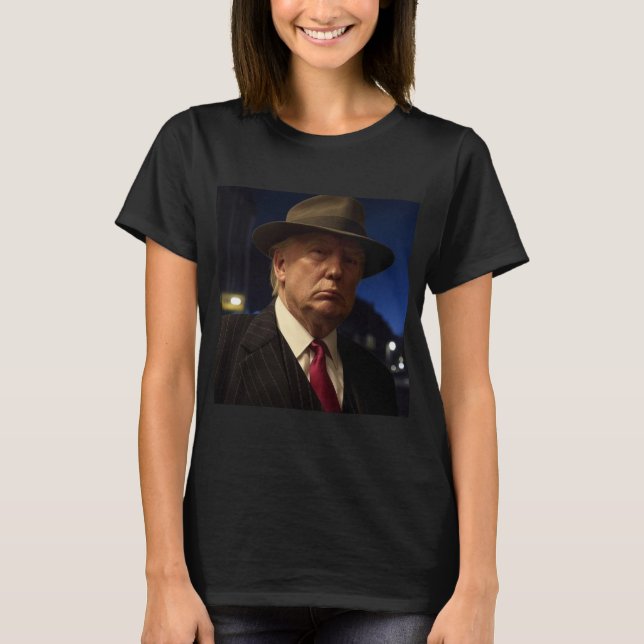American President Donald Trump Godfather T-Shirt (Front)